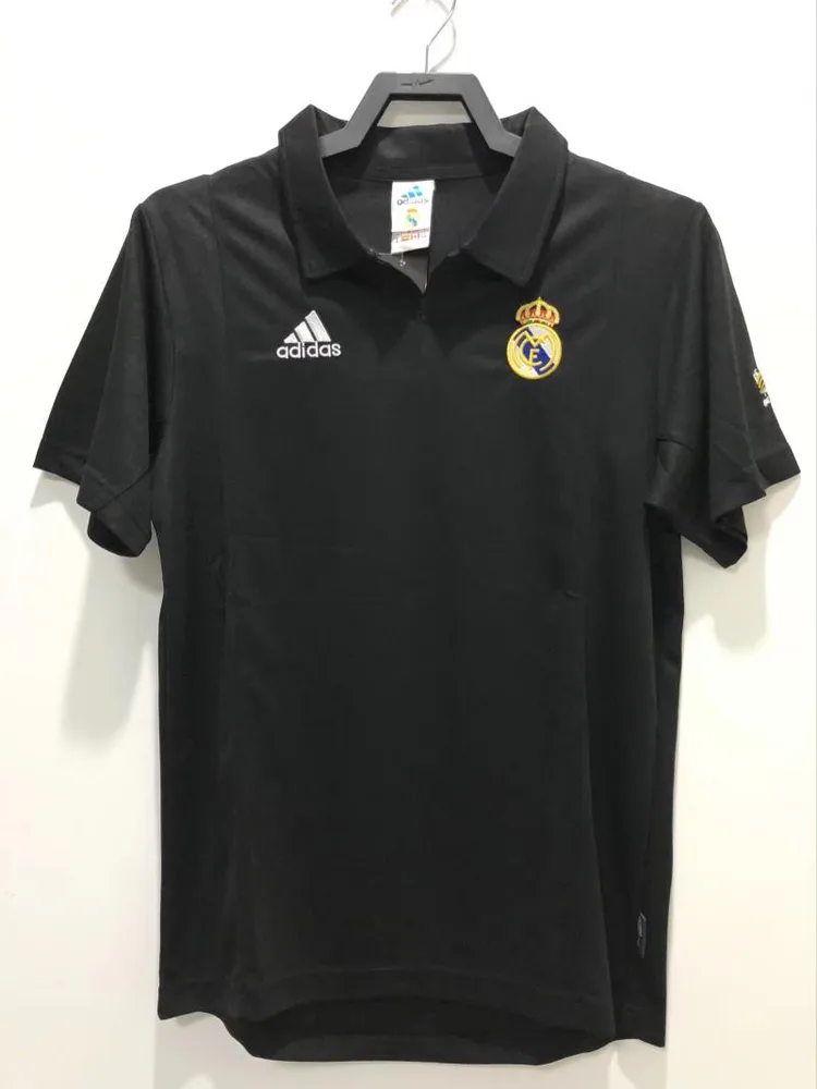2002/2003 Retro Real Madrid Visitante Camiseta de Fútbol Edición Champions League Calidad Tailandesa