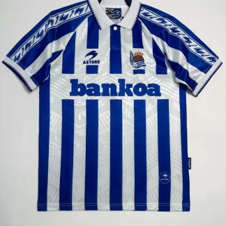 1994-1995 Retro Real Sociedad Local Camiseta de Fútbol Calidad Tailandesa