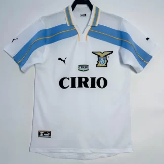 1999/2000 Camiseta de Fútbol Retro Tercera Equipación Visitante Lazio Calidad Tailandesa