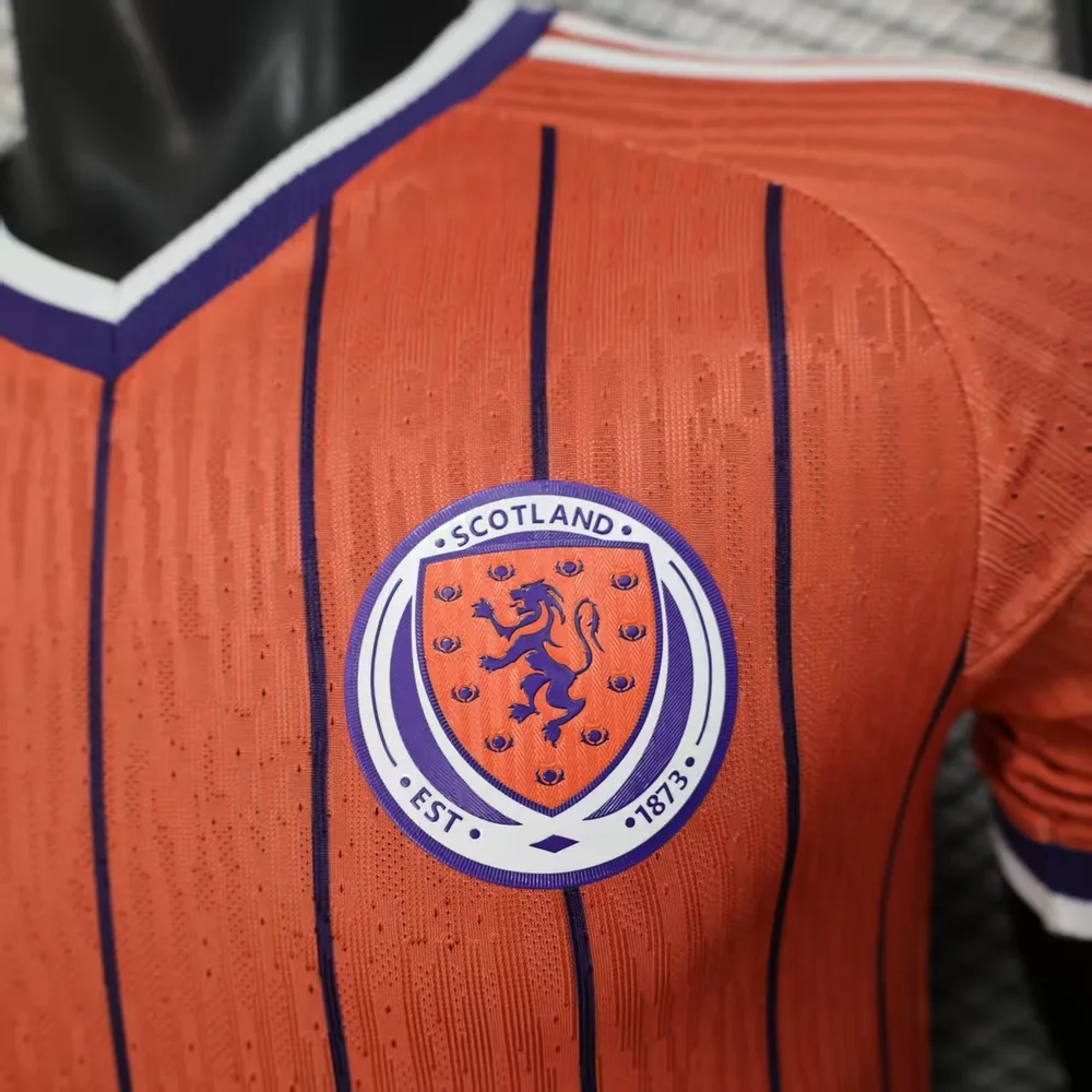 Camiseta de Fútbol Visitante de la Selección Nacional de Escocia Versión Jugador 2026 AAA calidad para aficionados