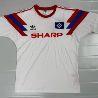 Camiseta de Fútbol Retro 1990/1991 del Hamburger SV Local 1:1 Calidad Tailandesa