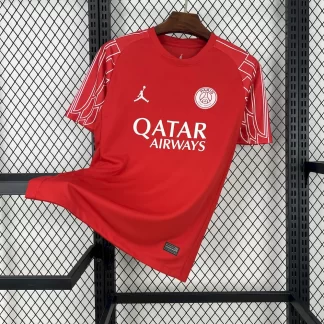 2025/2026 Camiseta de Fútbol Portero Rojo Paris Saint-Germain Calidad Tailandesa