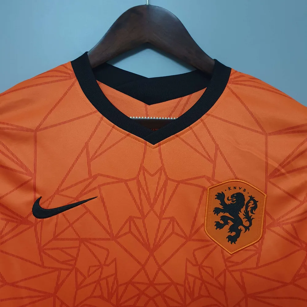 Camiseta de Fútbol Países Bajos Roja Local 2020