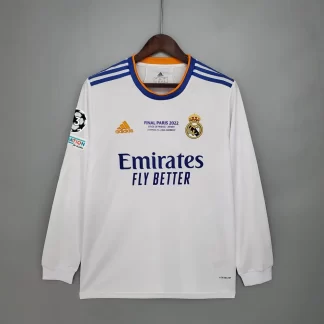 Camiseta Edición Final Local de Manga Larga del Real Madrid VINI JR.#20 2021/2022