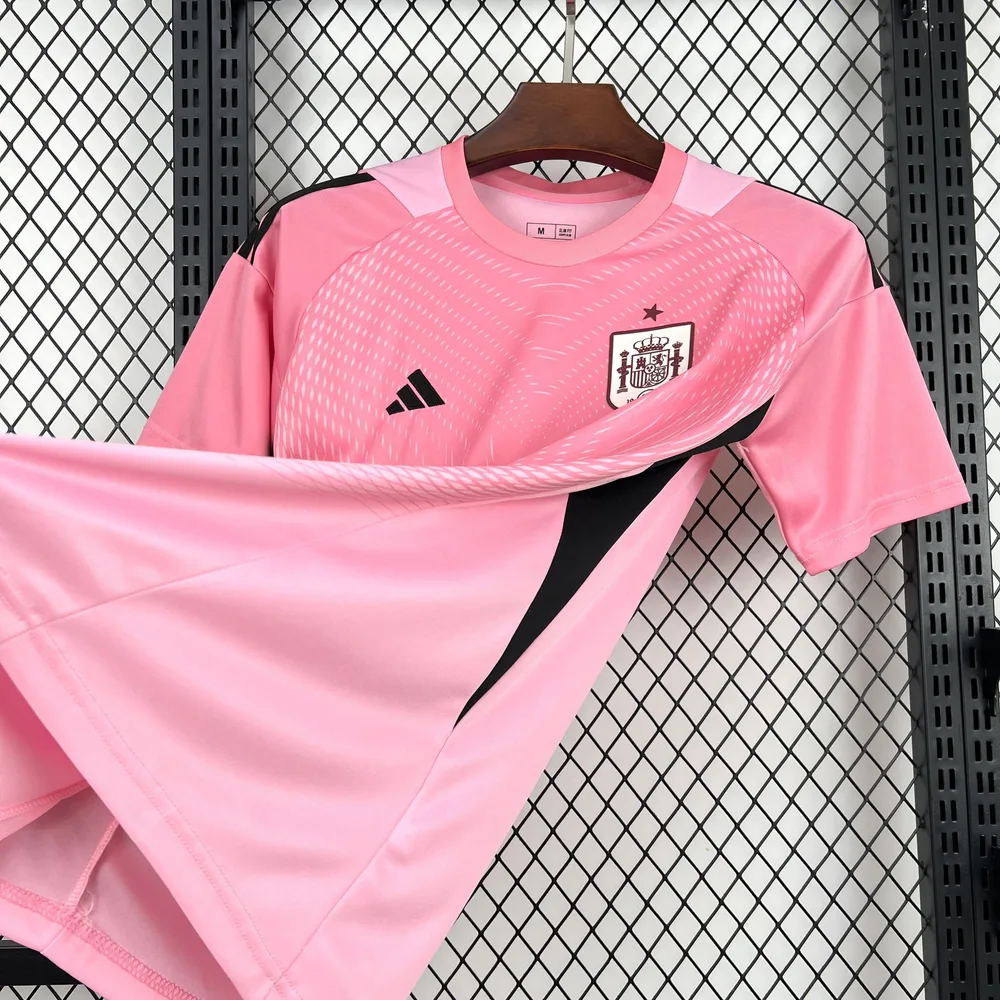 Camiseta Portero Rosa Selección España 2026 AAA calidad fan