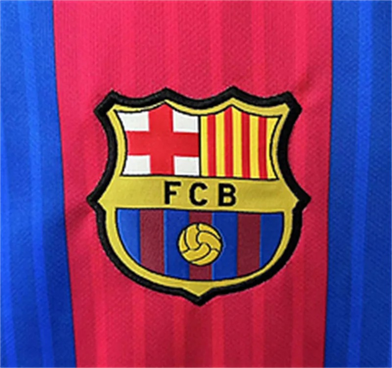Manga Larga Local Retro Barcelona 2016/2017 Calidad Tailandesa