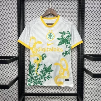 Camiseta de Fútbol Edición Especial Inter Milan Amarilla 2024/2025 Calidad Thai