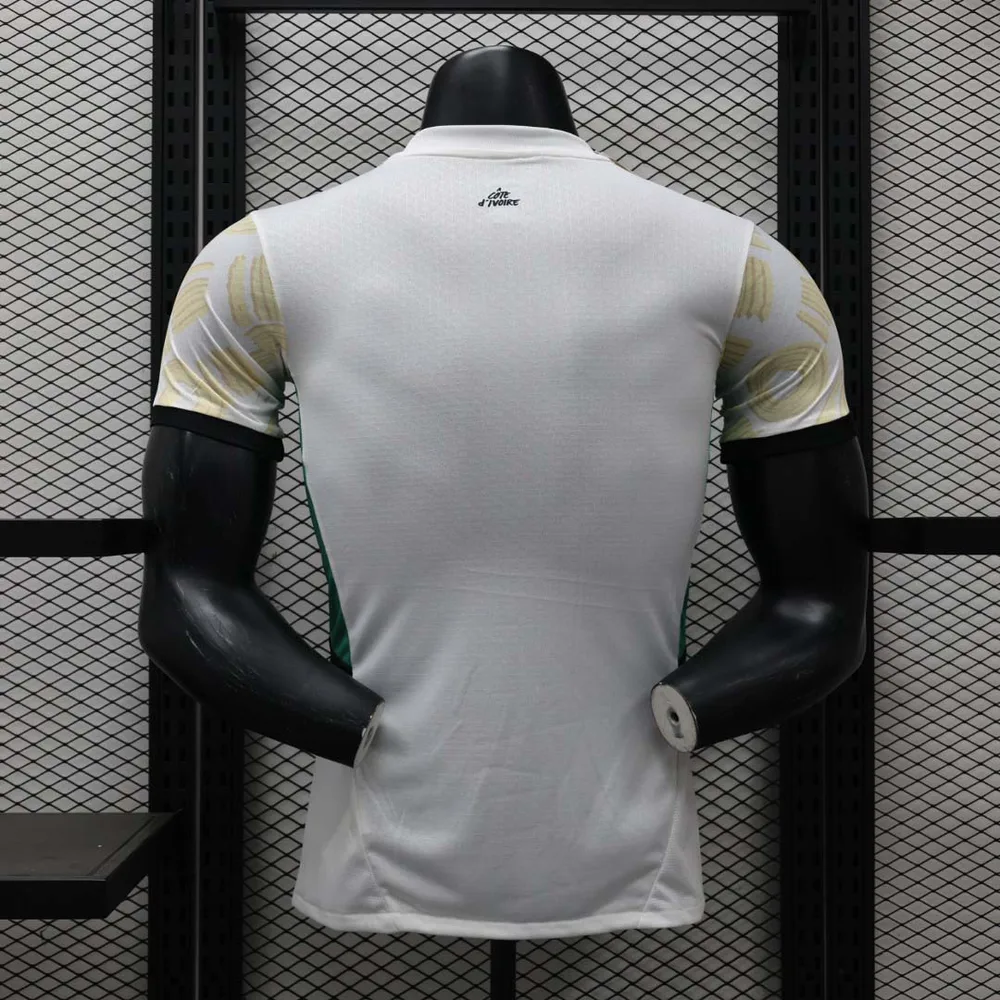 Camiseta de fútbol visitante jugador Costa de Marfil 2024 AAA calidad fan