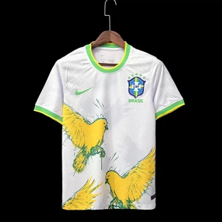 Camiseta de Fútbol Brasil Edición Graffiti Blanca 2024/2025 Calidad Tailandesa