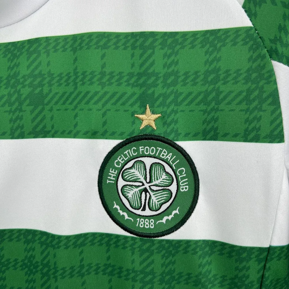 2025/2026 Camiseta Local Celtic Calidad Tailandesa Talla Infantil