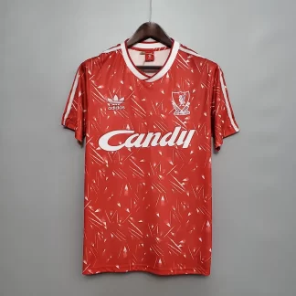 Retro 1989/1991 Liverpool Camiseta de Fútbol Local 1:1 Calidad Tailandesa