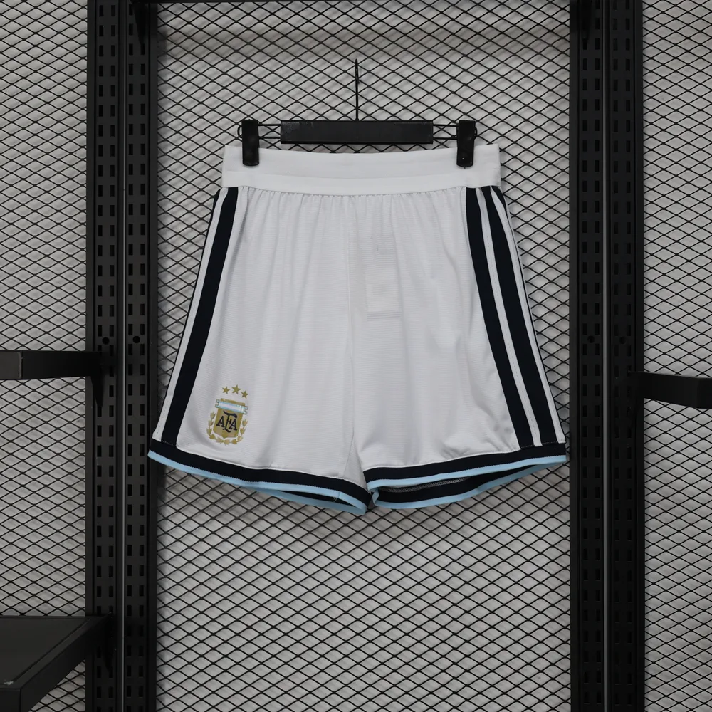 Pantalón corto blanco local de la Selección Argentina 2026 Versión Jugador AAA calidad aficionado