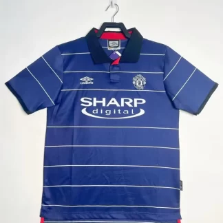 Camiseta de Fútbol Retro 1999/2000 Manchester United Visitante Calidad Tailandesa