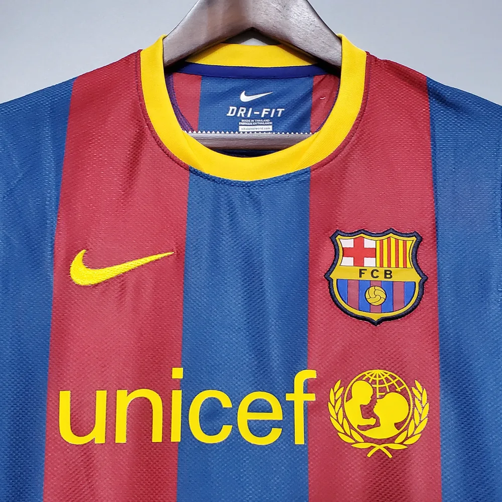 Camiseta de Fútbol Retro Local Barcelona 2010/2011 Calidad Tailandesa