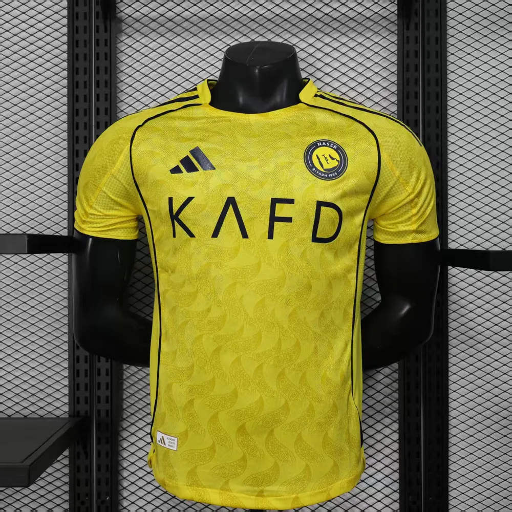 2025/2026 Versión Jugador Camiseta de Fútbol Local del Al-Nassr Calidad Tailandesa