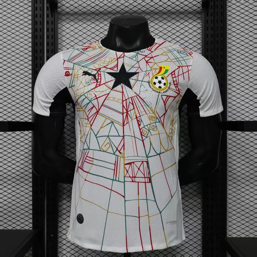 2026 Player Version Camiseta de Fútbol Local Ghana Nacional AAA calidad fan