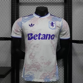 2025/2026 Versión Jugador Camiseta de Fútbol Tercera Visitante del Aston Villa Calidad Tailandesa