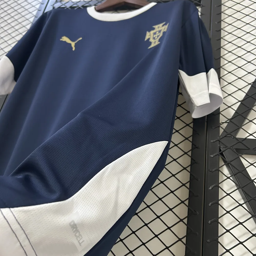 2025 Portugal Camiseta de Entrenamiento Negra AAA Grado Fan
