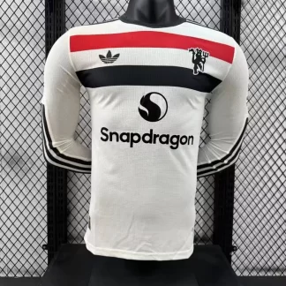 Camiseta de fútbol versión jugador manga larga tercera visitante 2024/2025 Manchester United Calidad Tailandesa