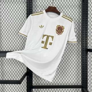 2025/2026 Camiseta de Fútbol Edición 125 Aniversario Blanca del Bayern Múnich Calidad Tailandesa