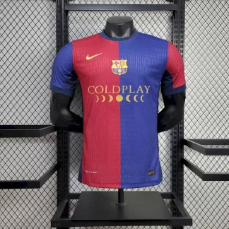 2024/2025 Camiseta Patrocinador Local Coldplay Versión Jugador Barcelona Calidad Tailandesa