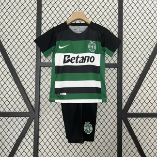 2024/2025 Camiseta de Fútbol Local Sporting de Lisboa Calidad Tailandesa Talla Infantil