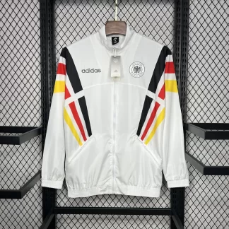 Cortavientos de Alemania 2024-2025 Camiseta de Fútbol Blanca