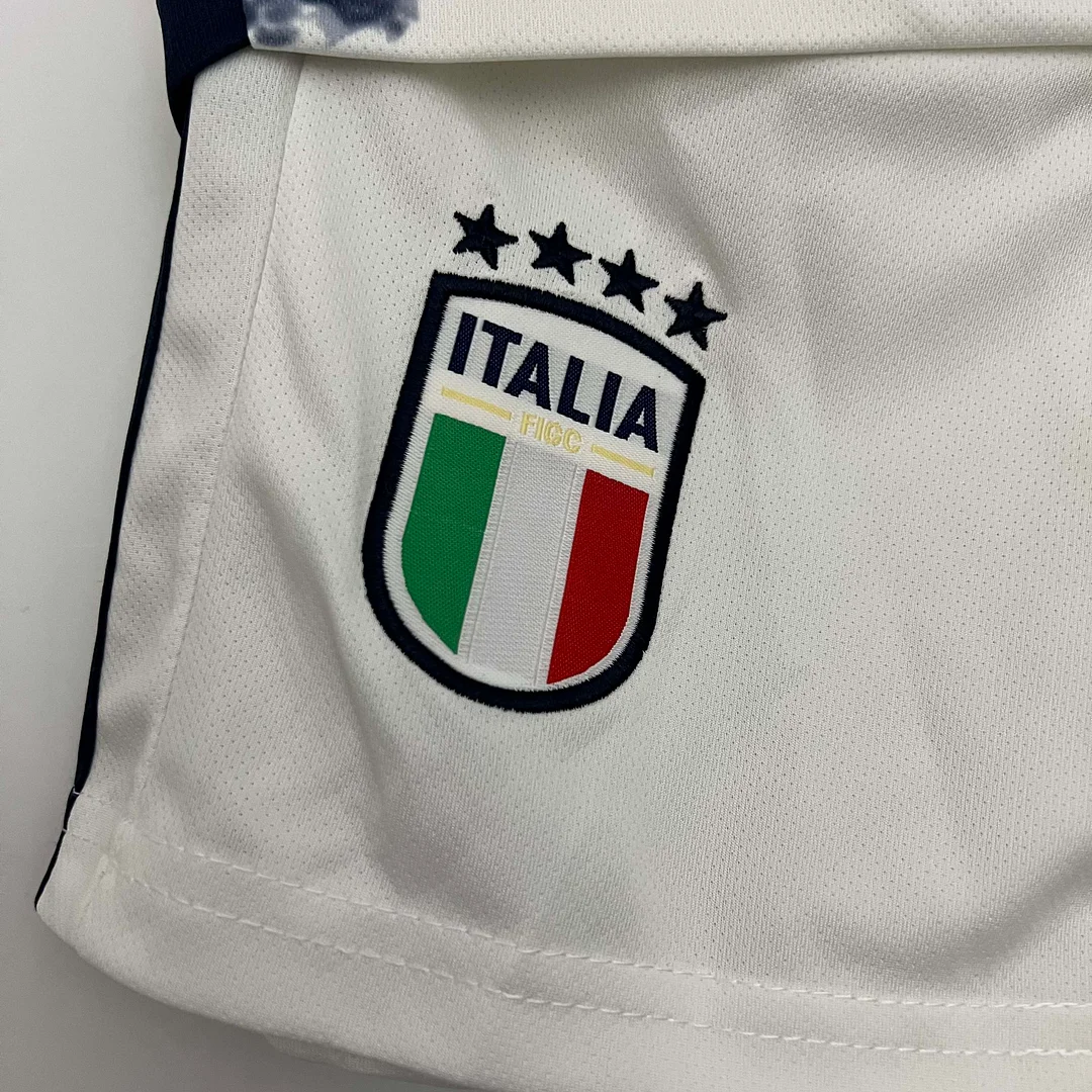 Camiseta de Fútbol Italia Visitante 2023 Talla Infantil