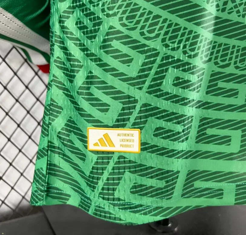 2026 Versión Jugador Manga Larga Camiseta Local México 1:1 Calidad Thai