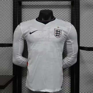 2026 Player Version Manga Larga Camiseta de Fútbol Local de Inglaterra AAA fan-grade