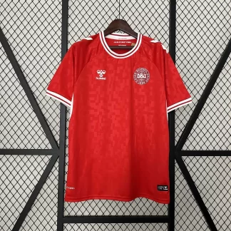Camiseta de Fútbol Selección Nacional de Dinamarca Local 2024 Calidad Tailandesa