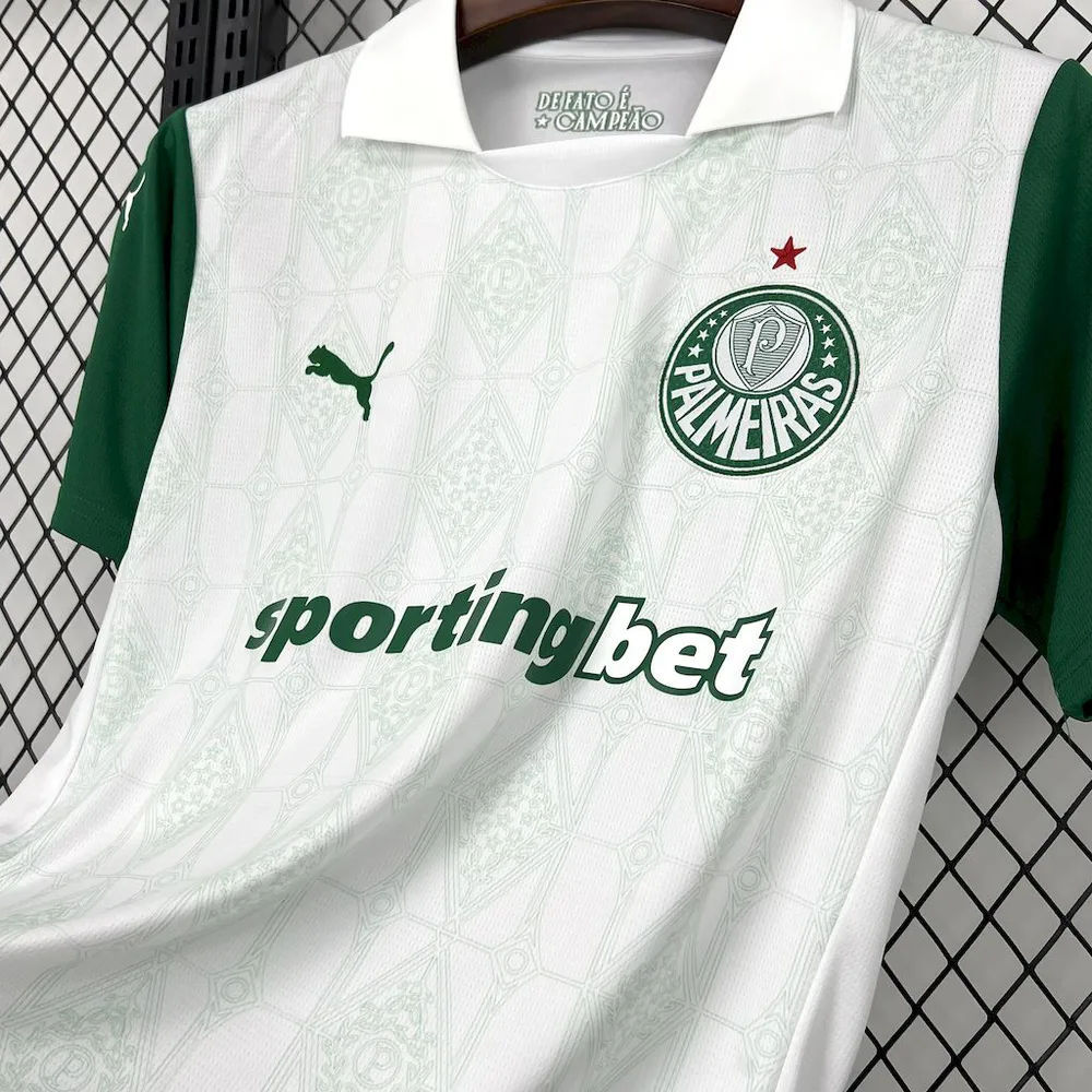 2025/2026 Palmeiras Visitante Camiseta de Fútbol Calidad Tailandesa