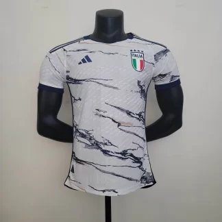 Camiseta de Fútbol Visitante de Italia Versión Jugador 2023
