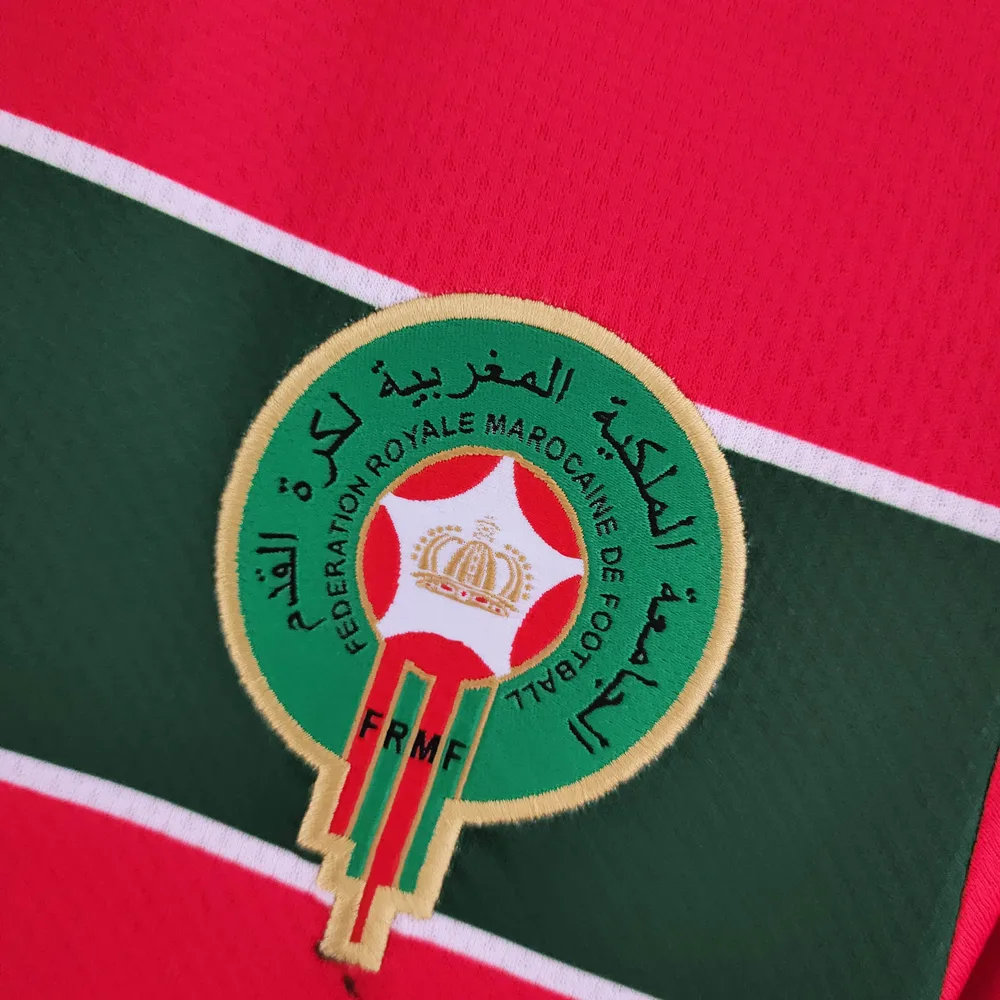 Camiseta local de la Selección de Marruecos para la Copa Mundial de la FIFA 2022