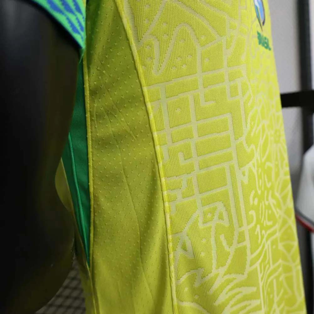 2024 Versión Jugador Brasil Camiseta Local