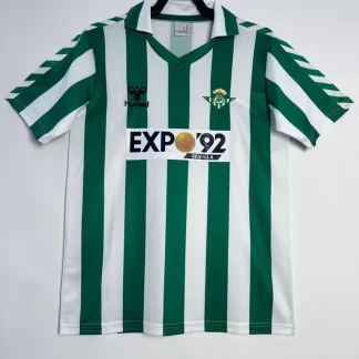 1988/1989 Retro Real Betis Local Camiseta de Fútbol Calidad Tailandesa