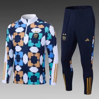Conjunto de Camiseta de Entrenamiento Semi-Pull de Color Selección Argelia 2022