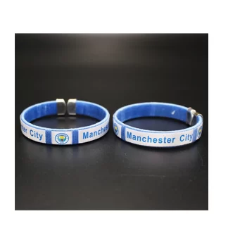 Pulsera de fútbol de aficionado del Manchester City
