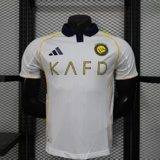 2025/2026 Camiseta de Fútbol Tercera Equipación Visitante Versión Jugador del Al-Nassr Calidad Tailandesa