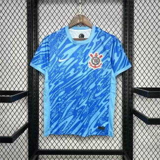 2024/2025 Jersey Azul de Portero Corinthians Calidad Tailandesa