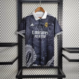 Camiseta de Fútbol Real Madrid Dragón Chino Negra 2023/2024