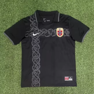 Camiseta de Fútbol Negra Edición Especial 2025 de Noruega AAA calidad fan
