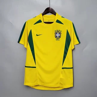 Camiseta de Fútbol Local Retro de Brasil 2002