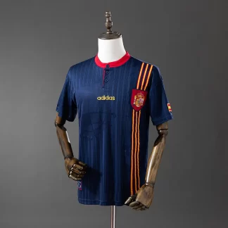 Camiseta Retro 1996 España Visitante Fútbol AAA calidad fan