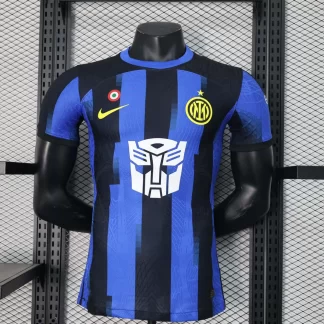 Camiseta de Fútbol Versión Jugador Inter Milan Edición Especial Transformers 2023/2024 Calidad Thai