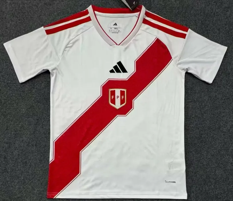 2026 Perú Selección Nacional Camiseta Local Fútbol Calidad Thai
