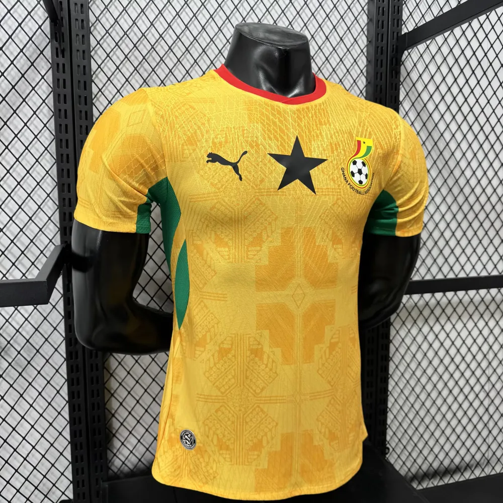 2026 Player Version Ghana National Team Away Football Jersey 1:1 Thai Quality