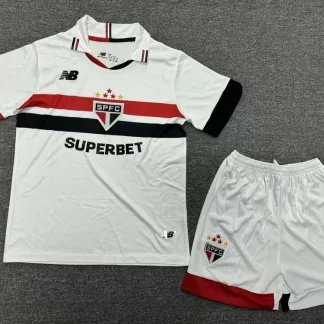 2024/2025 Camiseta Local São Paulo Calidad Tailandesa Talla Infantil