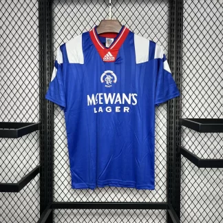 Camiseta de Fútbol Retro Local Rangers 1992/1994 Calidad Thai