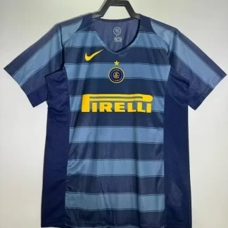 Camiseta de Fútbol Retro Tercera Visitante Inter Milan 2004/2005 Calidad Tailandesa